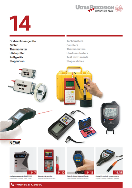 14 - Termometer, Hårdhetstestare, Testinstrument