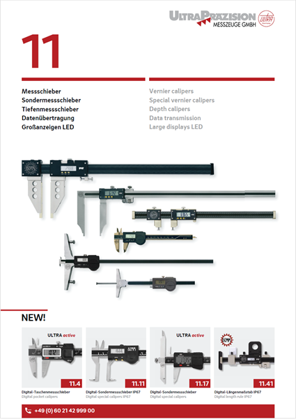 11 - Skjutmått, Djupskjutmått, Dataöverföring