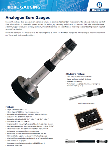 Analogue Bore Gauges