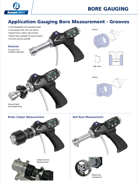 Application Bore Gauging - Grooves