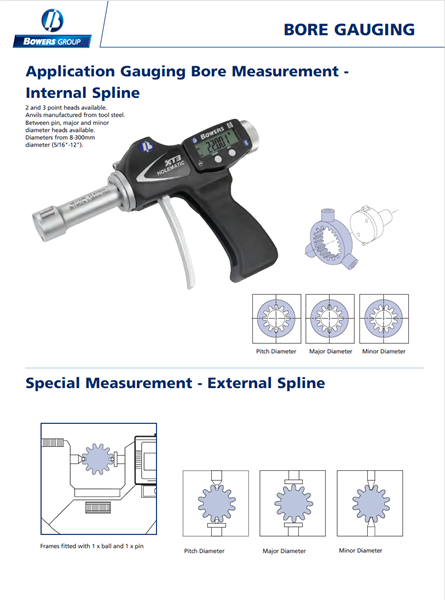 Application Bore Gauging - Internal Spline