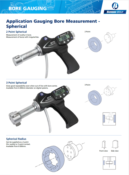 Application Bore Gauging - Spherical