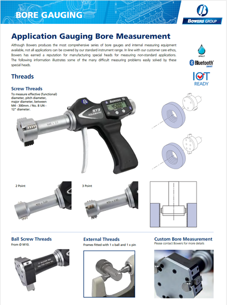 Application Bore Gauging - Threads