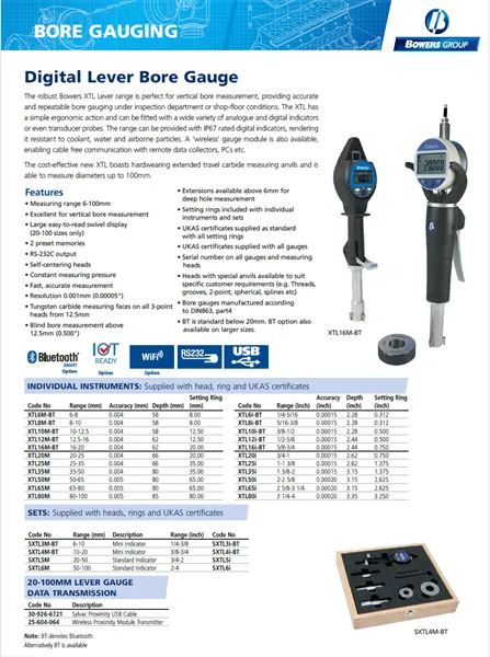 Digital Lever Bore Gauge