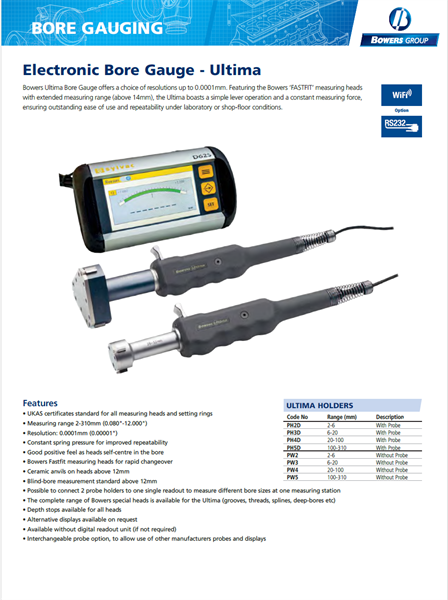 Electric Bore Gauge - Ultima