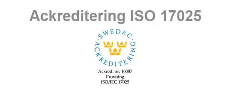 Logga Ackreditering ISO 17025